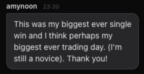 amynoon’s biggest win as a novice
