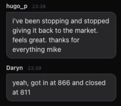 hugo_p thanking Mike